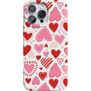 image:imageCasely iPhone 16 Pro Max Case  Be Mine  Tiny Hearts  Compatible with MagSafe  Classic Ultra Slim DesignLove Struck  Heart Stickers