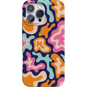 image:imageCasely iPhone 16 Pro Max Case  Be Mine  Tiny Hearts  Compatible with MagSafe  Classic Ultra Slim DesignMidnight Color Splash  Abstract Retro