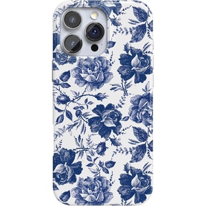 image:imageCasely iPhone 16 Pro Max Case  Be Mine  Tiny Hearts  Compatible with MagSafe  Classic Ultra Slim DesignRose to Fame  Blue  White Rose Floral