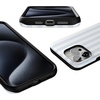 image:imageCasely iPhone 15 Pro Case  Blue Stripes  Sunday Best  Bold Protective Design  Compatible with MagSafe