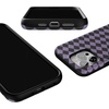 image:imageCasely iPhone 15 Pro Case  Harlequin Midnight Diamond  Black and Purple  Bold Protective Design  MagSafe Compatible Design