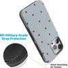 image:imageCasely iPhone 15 Pro Case  Love Lines  Blue Stripes  Bold Protective Design  MagSafe Compatible Design
