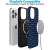 image:imageCasely iPhone 15 Pro Case  On the Dot  Navy Polka Dot  Bold Protective Design  Compatible with MagSafe