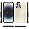 image:imageCasely iPhone 15 Pro Case  Pastel Picnic  Yellow Gingham  Bold Protective Design  Compatible with MagSafe