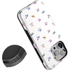image:imageCasely iPhone 15 Pro Case  Powder Pups  Dog Sled  Bold Protective Design  MagSafe Compatible Design