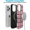 image:imageCasely iPhone 15 Pro Case  Uptown Gridlock  Pink Checkerboard  Bold Protective Design  Compatible with MagSafe