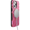 image:imageCasely iPhone 15 Pro Case  Vibe Check  Pink Checkerboard  Bold Protective Design  Compatible with MagSafe