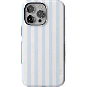 image:imageCasely iPhone 15 Pro Case  Blue Stripes  Sunday Best  Bold Protective Design  Compatible with MagSafe
