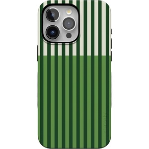 image:imageCasely iPhone 15 Pro Case  Clubhouse  Fairway Stripes  Bold Protective Design  Compatible with MagSafe