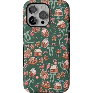 image:imageCasely iPhone 15 Pro Case  Gingerbread Lane  Holiday Sweets  Bold Protective Design  MagSafe Compatible Design