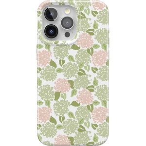 image:imageCasely iPhone 15 Pro Case  Hydrangea Haze  Floral Garden  Compatible with MagSafe  Classic Ultra Thin Design