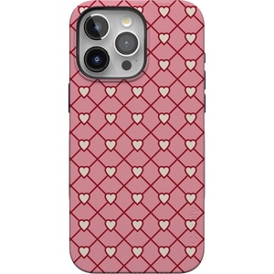 image:imageCasely iPhone 15 Pro Case  Love Locks  Pink Hearts  Bold Protective Design  MagSafe Compatible Design