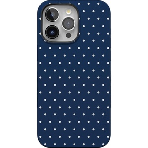 image:imageCasely iPhone 15 Pro Case  On the Dot  Navy Polka Dot  Bold Protective Design  Compatible with MagSafe