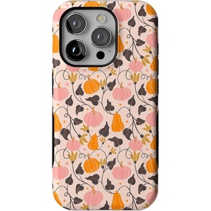 image:imageCasely iPhone 15 Pro Case  Pumpkin Princess  Harvest Vines  Bold Protective Design  MagSafe Compatible Design
