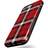 image:imageCasely iPhone 678 Plus Case  Floral Forest  Navy Cherry Blossom Floral  Bold Protective DesignAs if Red Plaid