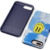 image:imageCasely iPhone 678 Plus Case  Floral Forest  Navy Cherry Blossom Floral  Bold Protective DesignOn Cloud Nine  Glitch Smiley Face