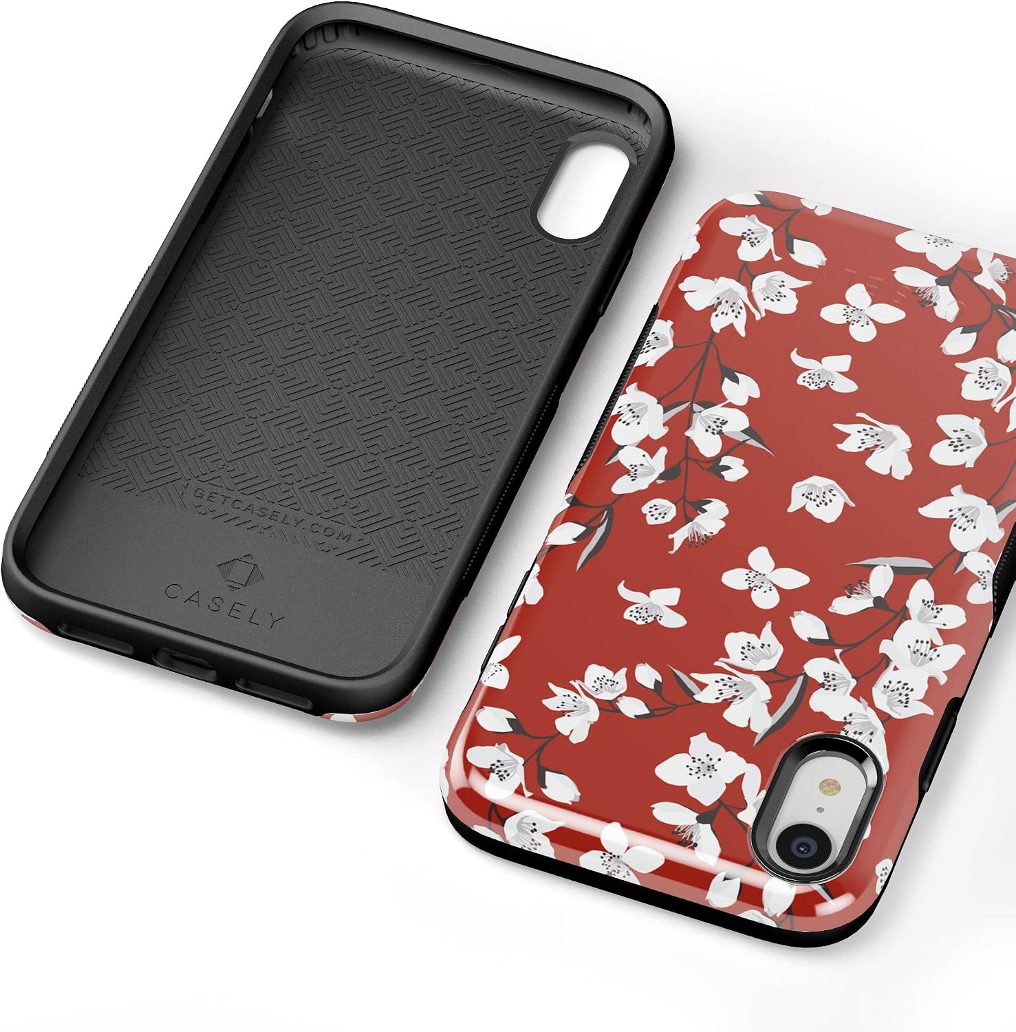 image:imageCasely iPhone XR Case  Miracle Ticket  Grateful Dead Vintage  Bold Protective DesignFloral Forest  Red Cherry Blossom Floral