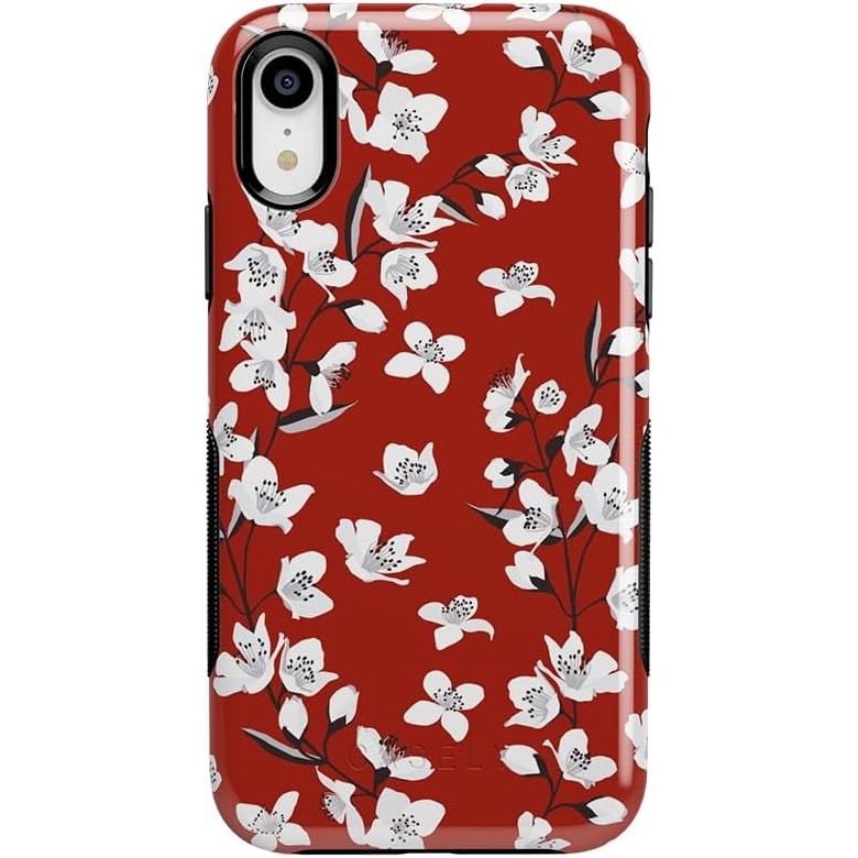 image:imageCasely iPhone XR Case  Miracle Ticket  Grateful Dead Vintage  Bold Protective DesignFloral Forest  Red Cherry Blossom Floral