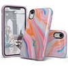 image:imageCasely iPhone XR Case  Youre a Gem  Rainbow Marble Swirl  Bold Protective Design