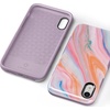 image:imageCasely iPhone XR Case  Youre a Gem  Rainbow Marble Swirl  Bold Protective Design