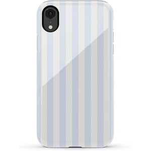 image:imageCasely iPhone XR Case  Boho Blooms  Golden Floral  Essential Slim DualLayer Protective DesignBlue Stripes  Sunday Best