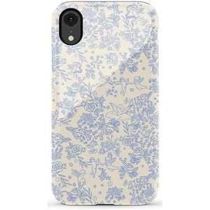 image:imageCasely iPhone XR Case  Boho Blooms  Golden Floral  Essential Slim DualLayer Protective DesignCupids Canvas  Periwinkle Floral