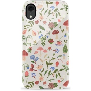image:imageCasely iPhone XR Case  Boho Blooms  Golden Floral  Essential Slim DualLayer Protective DesignGarden Party  Mushroom Floral