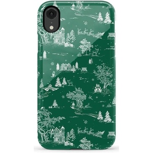 image:imageCasely iPhone XR Case  Boho Blooms  Golden Floral  Essential Slim DualLayer Protective DesignHome for the Holidays  Mountain Town