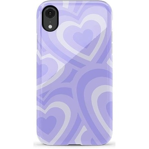 image:imageCasely iPhone XR Case  Boho Blooms  Golden Floral  Essential Slim DualLayer Protective DesignLove Song  Lavender Heart