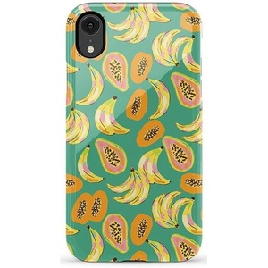 image:imageCasely iPhone XR Case  Boho Blooms  Golden Floral  Essential Slim DualLayer Protective DesignPapaya Palms  Dippin Daisys Tropical Vaca