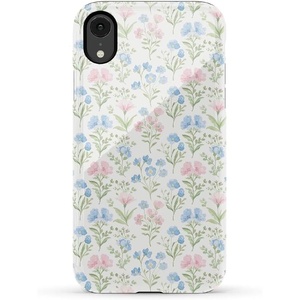 image:imageCasely iPhone XR Case  Boho Blooms  Golden Floral  Essential Slim DualLayer Protective DesignPastel Garden  Sunday Best