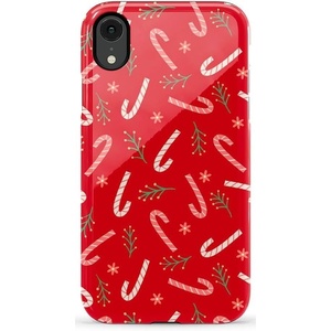 image:imageCasely iPhone XR Case  Boho Blooms  Golden Floral  Essential Slim DualLayer Protective DesignPeppermint Kiss  Candy Cane