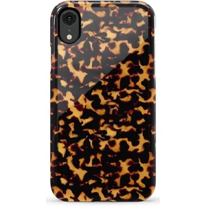 image:imageCasely iPhone XR Case  Boho Blooms  Golden Floral  Essential Slim DualLayer Protective DesignShell Shocked  Tortoise Print