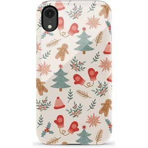 image:imageCasely iPhone XR Case  Boho Blooms  Golden Floral  Essential Slim DualLayer Protective DesignSugar and Spice  Holiday Cookie