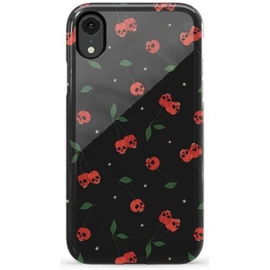 image:imageCasely iPhone XR Case  Boho Blooms  Golden Floral  Essential Slim DualLayer Protective DesignSweet Revenge  Cherry Skulls