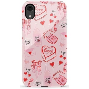image:imageCasely iPhone XR Case  Boho Blooms  Golden Floral  Essential Slim DualLayer Protective DesignThats Amore  Valentines