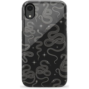 image:imageCasely iPhone XR Case  Boho Blooms  Golden Floral  Essential Slim DualLayer Protective DesignWere Ready For It  Black Serpent