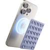image:imageCasely Grippy Kiwi Kiss  Lime Green Glitter  MagSafe Compatible Cell Phone Mount Silicone Suction Cup Sticky Phone Holder and StandPeriwinkle Blue