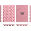 image:imageCasely Grippy Kiwi Kiss  Lime Green Glitter  MagSafe Compatible Cell Phone Mount Silicone Suction Cup Sticky Phone Holder and StandPink