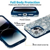 image:imageCasely iPhone 15 Pro Max Case  Afternoon Tea  Blue Floral  Bold Protective Design  Compatible with MagSafe