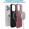 image:imageCasely iPhone 15 Pro Max Case  Bordeaux Rose  Moody Monochrome  Bold Protective Design  Compatible with MagSafe