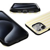 image:imageCasely iPhone 15 Pro Max Case  Butter Yellow Stripes  Sunday Best  Bold Protective Design  Compatible with MagSafe