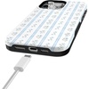 image:imageCasely iPhone 15 Pro Max Case  Cottage Stripe  Blue Floral  Bold Protective Design  Compatible with MagSafe