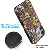 image:imageCasely iPhone 15 Pro Max Case  Falling for You  Plum Floral  Bold Protective Design  Compatible with MagSafe