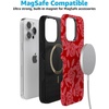 image:imageCasely iPhone 15 Pro Max Case  Final Rose  Red amp Pink Floral  Bold Protective Design  MagSafe Compatible Design