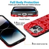 image:imageCasely iPhone 15 Pro Max Case  Final Rose  Red amp Pink Floral  Bold Protective Design  MagSafe Compatible Design