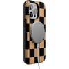 image:imageCasely iPhone 15 Pro Max Case  Fit Check  Black amp Brown Checkerboard  Bold Protective Design  MagSafe Compatible Design