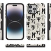 image:imageCasely iPhone 15 Pro Max Case  Goth Girlie  Black Bows  Bold Protective Design  Compatible with MagSafe
