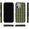 image:imageCasely iPhone 15 Pro Max Case  Harlequin Wicked Diamond  Black and Green  Bold Protective Design  MagSafe Compatible Design