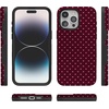 image:imageCasely iPhone 15 Pro Max Case  Heart Noir  Tiny Hearts  Bold Protective Design  MagSafe Compatible Design